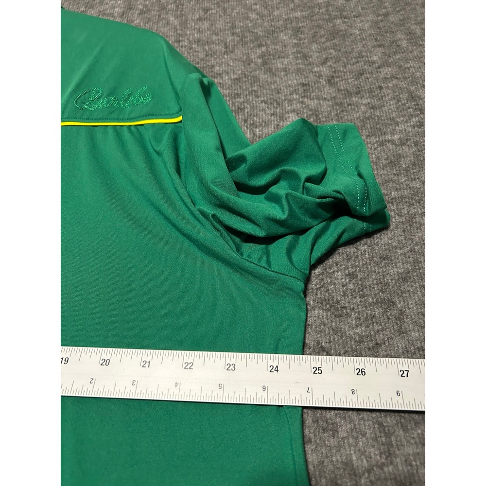 BURLEBO Green Polo Shirt with Yellow Accents - Picture 7 of 8